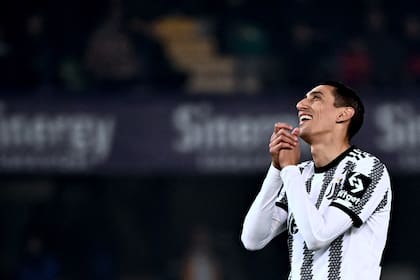 El jugador de la Juventus y campeón del mundo con la selección argentina, Ángel Di María.