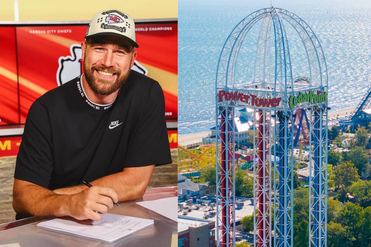 El jugador de los Kansas City Chiefs, Travis Kelce, compró una participación del 9% en Six Flags Entertainment Corporation, propietario de Cedar Point en Ohio