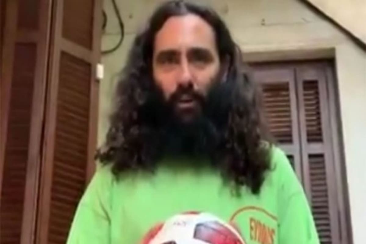 El jugador Juan Pablo Sorín propone un tutorial para incentivar a pasar la cuarentena