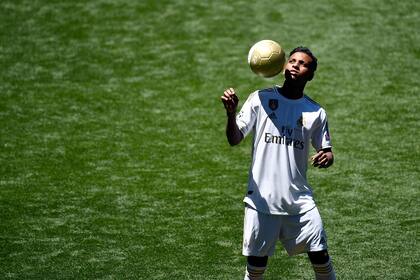 El jugador Rodrygo Goes es presentado en Real Madrid