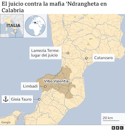 El juicio contra la mafia ´Ndrangheta en Calabria