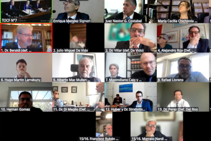 El juicio oral por la causa Cuadernos, por zoom y con escasas audiencias semanales