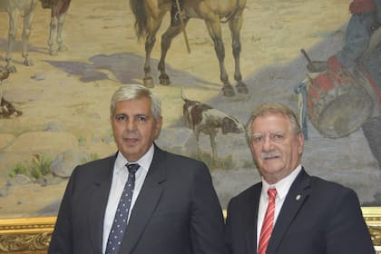 El jujeño Carlos Haquim y el salteño Carlos Marocco, dos de los firmantes.