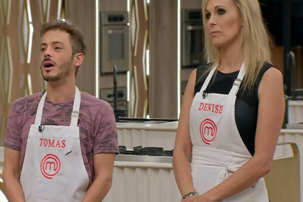 El jurado acusó a Tomás Fonzi y Denise Dumas de estar alcoholizados (Captura Telefe)