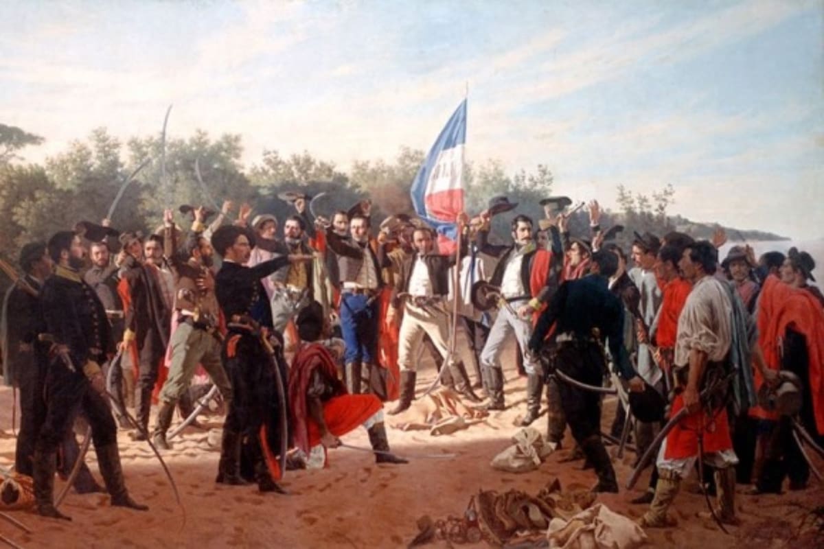 "El Juramento de los Treinta y Tres Orientales", obra de Juan Manuel Blanes