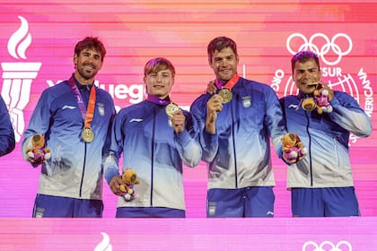 El K4 500 metros se armó para estos Juegos y se llevó la medalla dorada