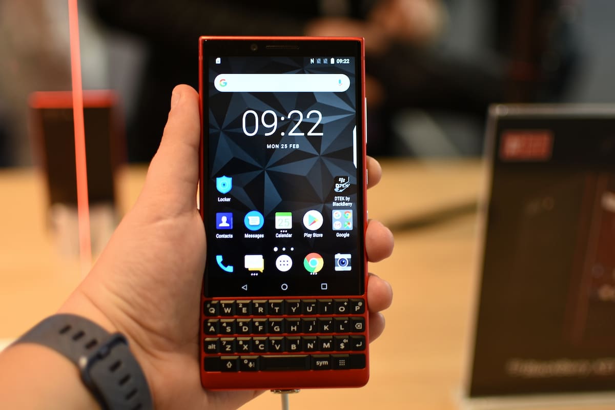 El Key 2, uno de los últimos modelos de BlackBerry fabricados por TCL, la firma china que dejará de estar a cargo de la manufactura de los smartphones de la compañía canadiense
