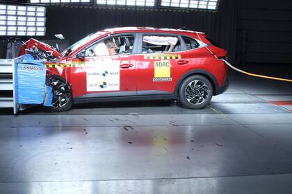 El Kia K3 en la prueba de choque frontal del Latin NCAP