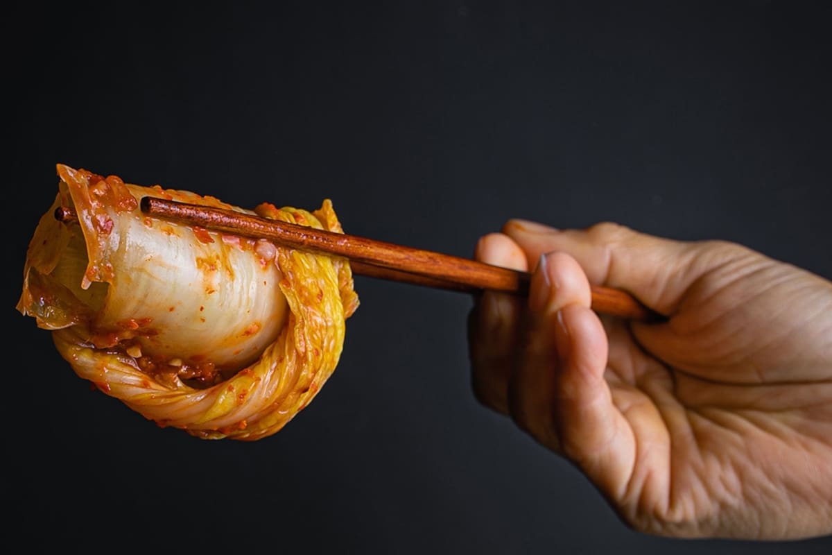 El kimchi es una comida popular asiática