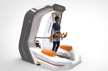 El Kinebot es un sistema robotizado que permite reducir costos y tiempos en las terapias de rehabilitación de pacientes que se recuperan de un ACV o afecciones similares