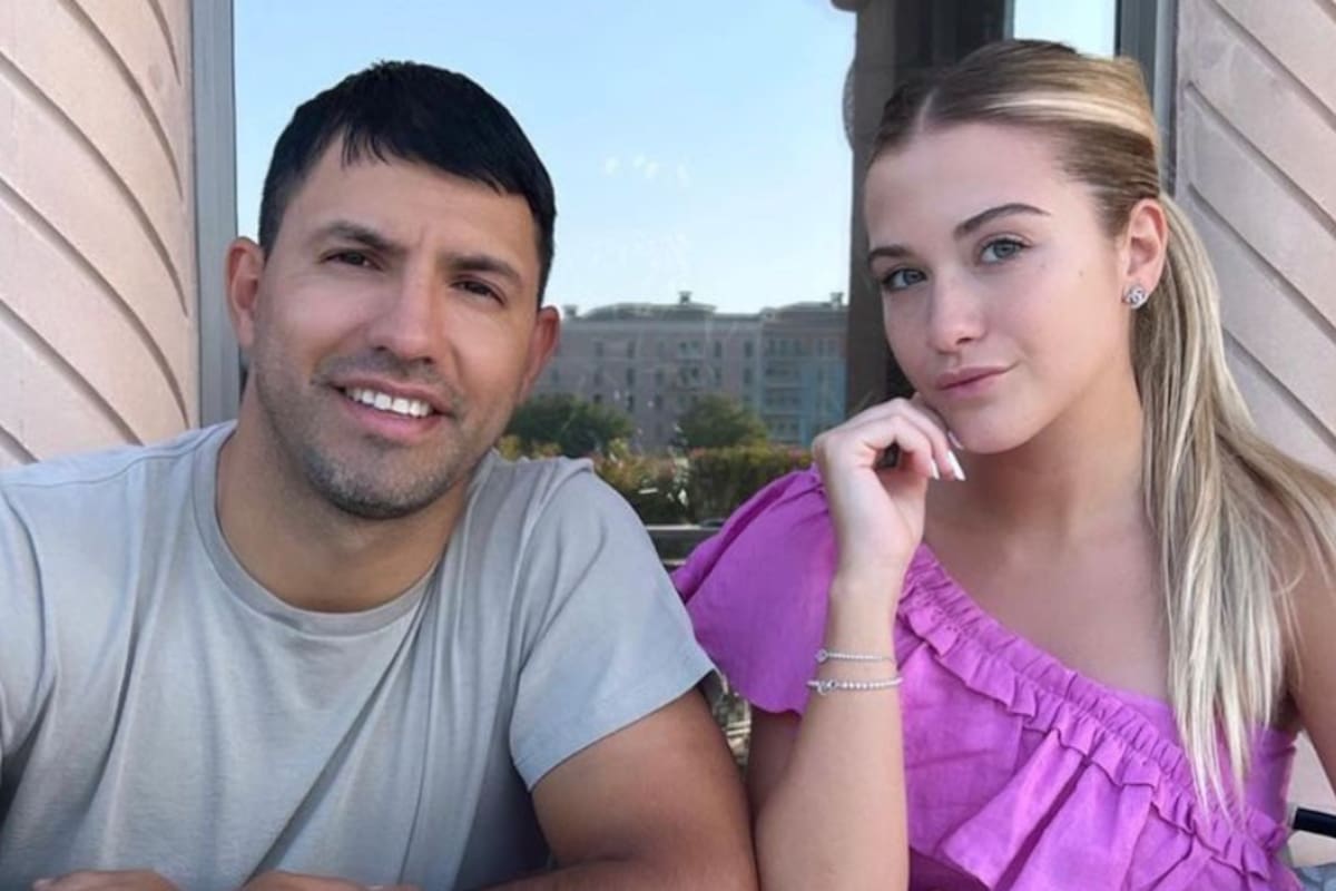 El Kun Agüero aclaró cómo están las cosas con Sofía Calzetti