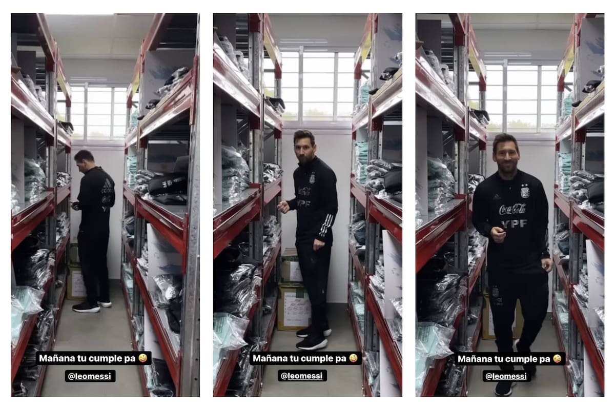 El Kun Agüero agarró desprevenido a su amigo Messi