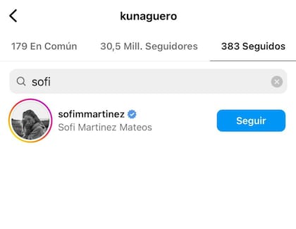 El Kun Agüero dejó de seguir a Sofía Calzetti en su Instagram