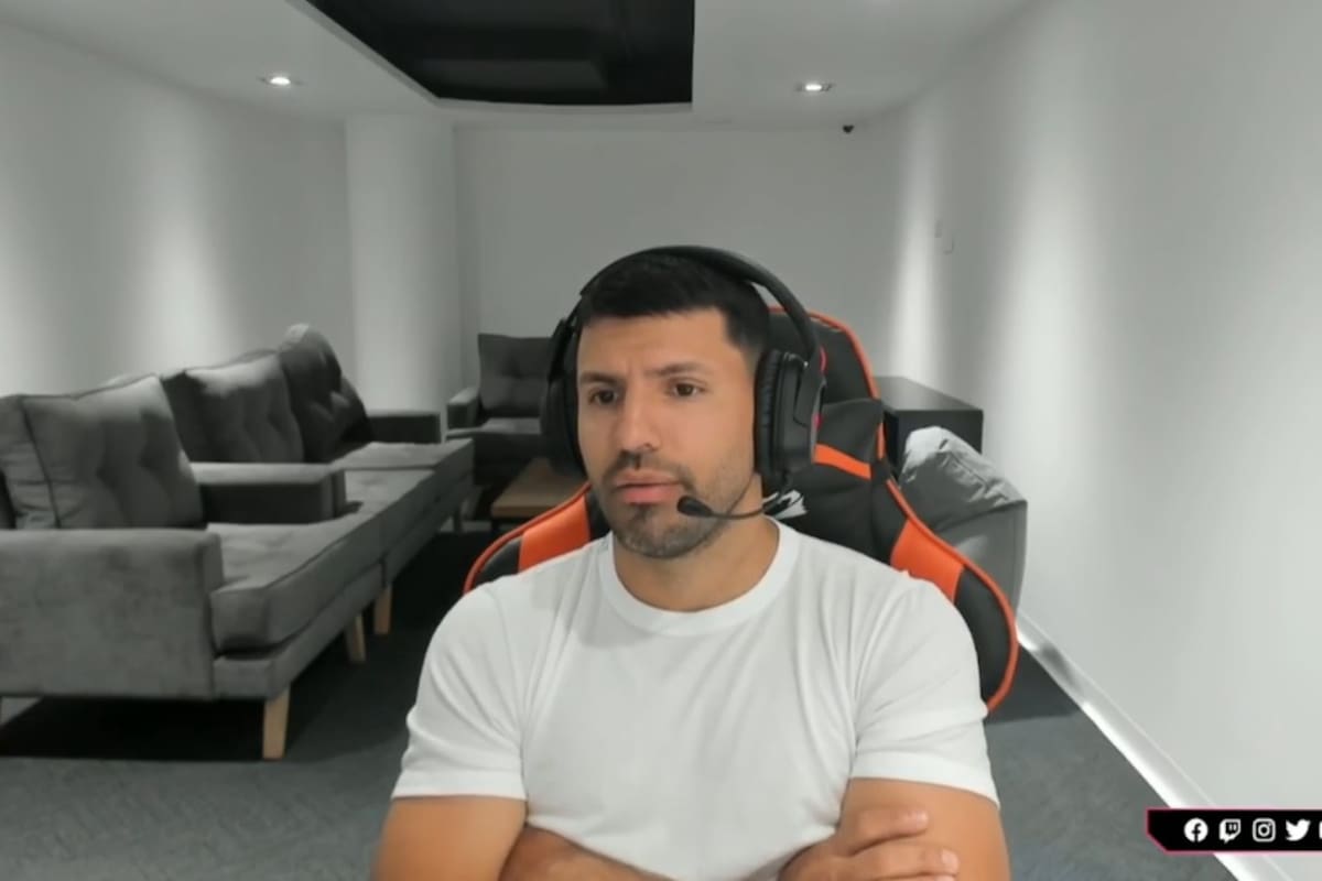 El Kun Agüero habló sobre su estado de salud en streaming