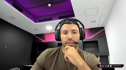 El Kun Agüero, inmerso en el mundo gamer (Twitch SLAKUN10)