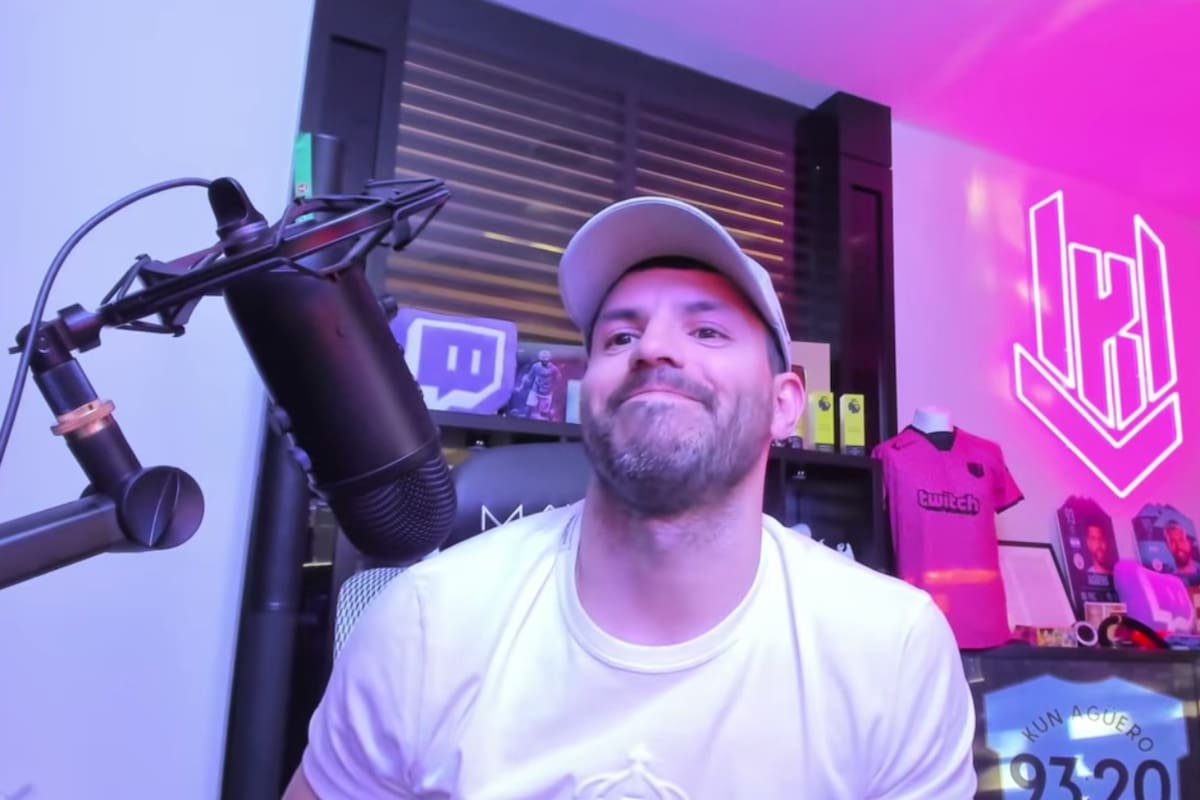 El Kun Agüero les anunció a sus seguidores que dejará la pantalla de Twitch por un tiempo