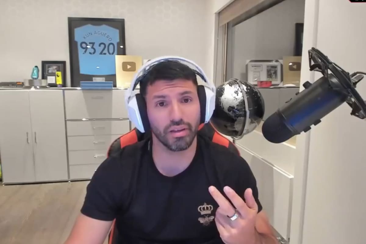 El Kun Agüero quedó otra vez en medio de una polémica