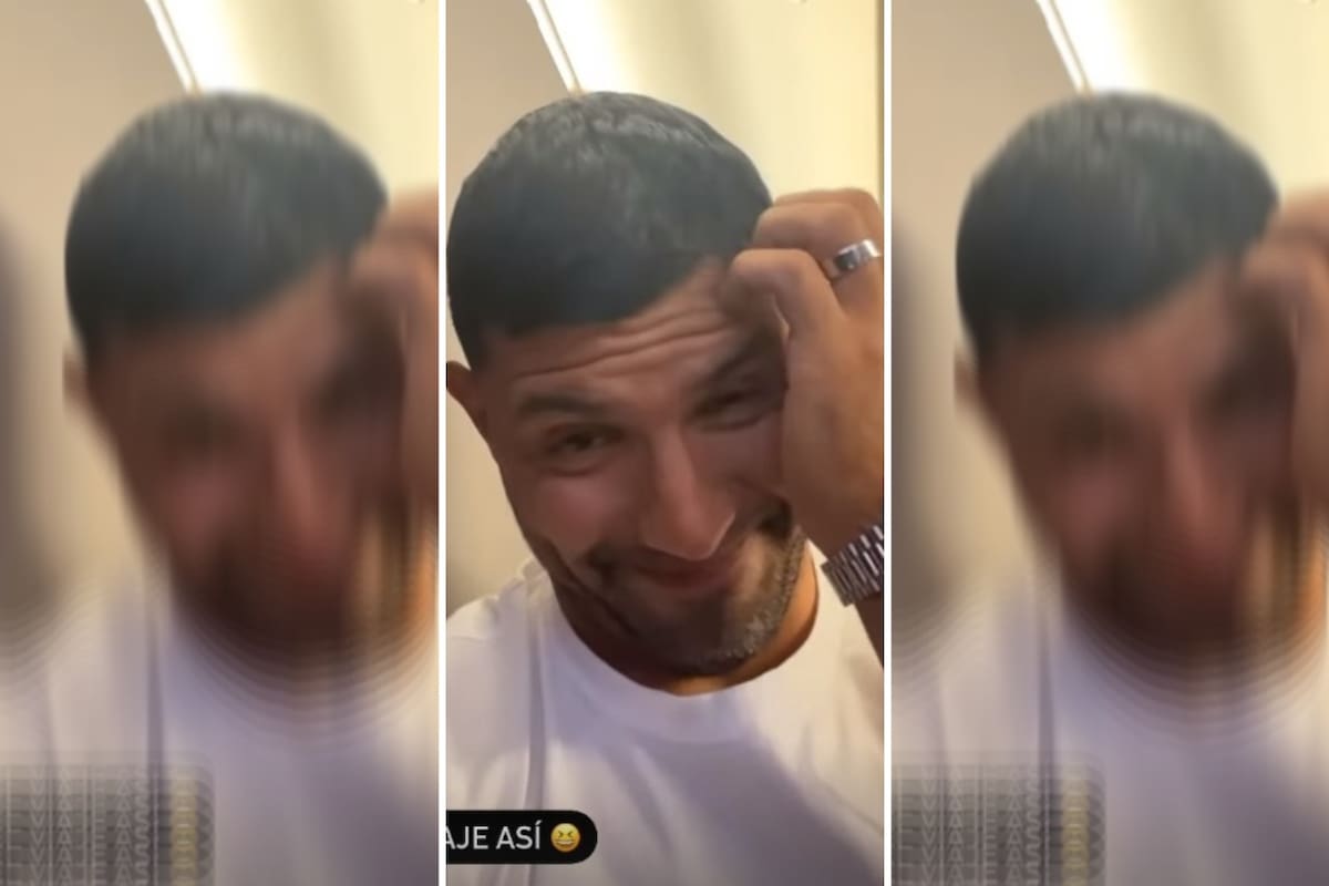 El Kun Agüero ya viaja rumbo a Qatar para disfrutar el Mundial, pero en el vuelo se cruzó con varios hinchas brasileños