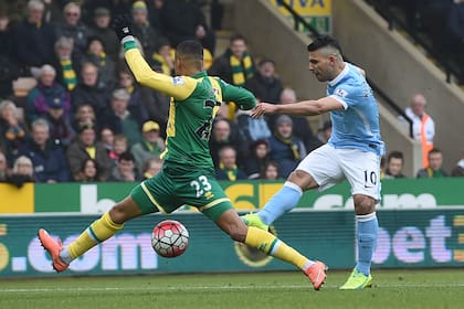 El Kun, en acción ante Norwich