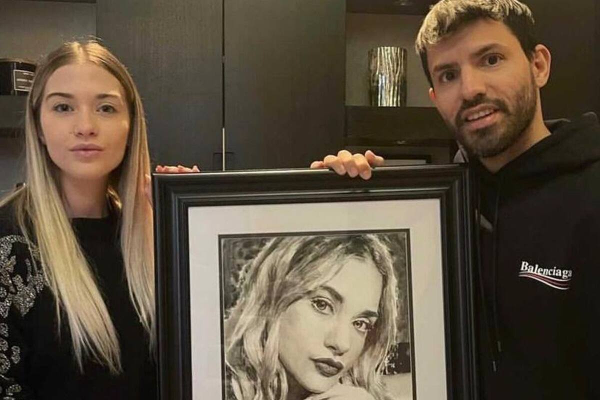 El Kun y su novia eligieron a un artista de renombre para decorar su casa