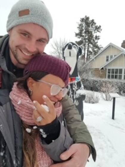 Él la invitó a Canadá a pasar un tiempo en su casa y probar cómo funcionaba para ellos la convivencia.