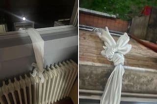 Un ladrón que estaba internado en un hospital usó las sábanas de la habitación para escapar por la ventana