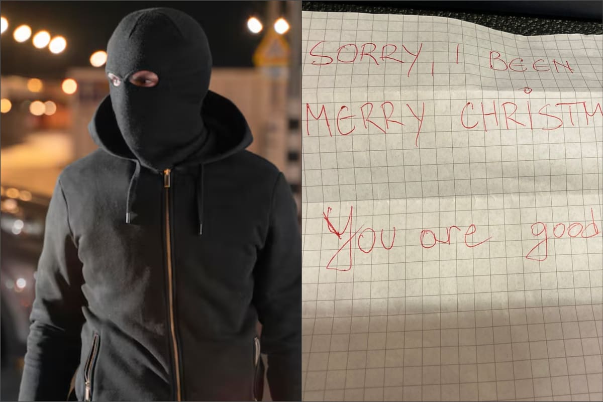 El ladrón que robó la tienda se arrepintió y dejó una nota tras devolver los instrumentos