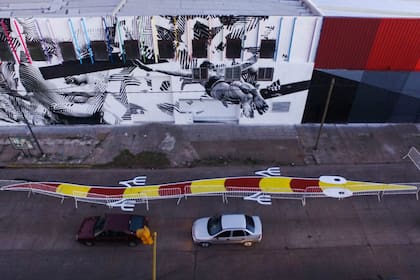 El lagarto de TEC en Caseros