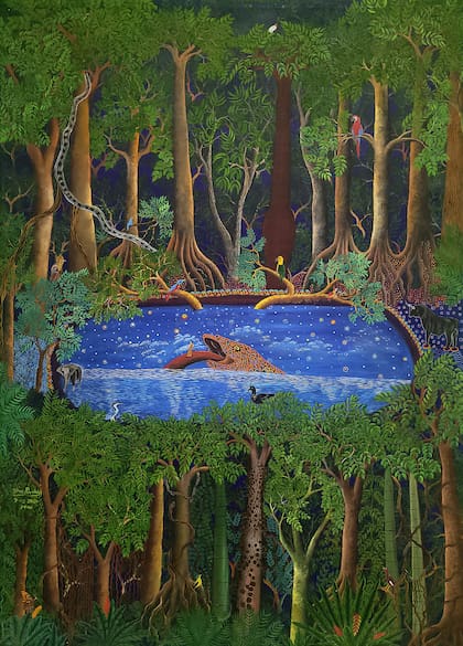 "El lago prohibido", de Dimas Paredes, en el Museo Lázaro Galdiano