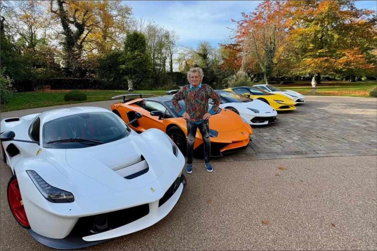 El Lamborghini que perteneció en el pasado a Rod Stewart se subasta en línea a través de Lloyds Auctions como parte de la Colección Darryn Lyons