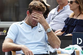 Del Potro, después de la caída en Auckland: "En las finales no puedo errar así"