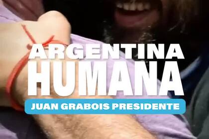 El lanzamiento del spot presidencial de Juan Grabois