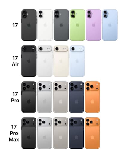 El lanzamiento oficial del iPhone 17 se realizará el martes 9 de septiembre donde Apple dará a conocer todos los detalles de los nuevos modelos