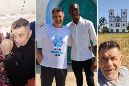 El largo viaje de Julián Weich para llegar hasta África y reencontrarse con su "hijo mozambiqueño"