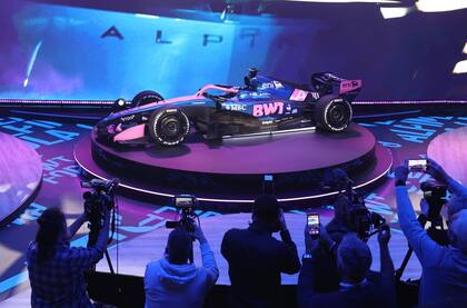 El lateral izquierdo del auto que estrenará Colapinto durante la temporada