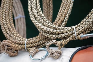 De cuero crudo, nylon o tendones de ñandú, el lazo criollo es una herramienta imprescindible en el campo