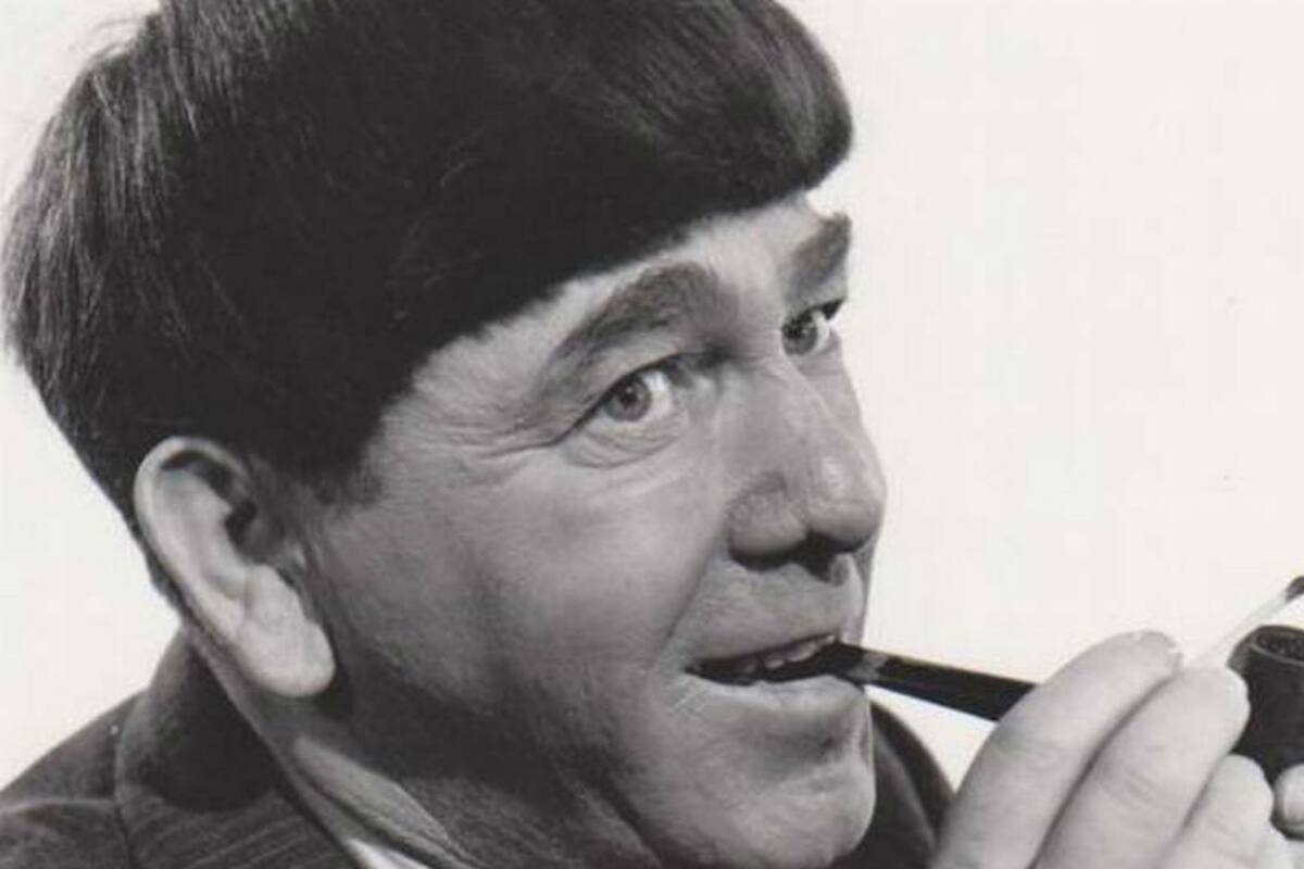 El legendario comediante Moe Howard fallecía hace 45 años. Fuente: Pinterest.