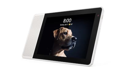 El Lenovo Smart Display funciona como destino de Chromecast; admite videollamadas y la cámara frontal se puede bloquear con una perilla