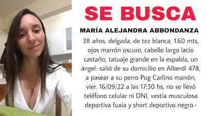 El letrero de "se busca" difundido en las redes sociales