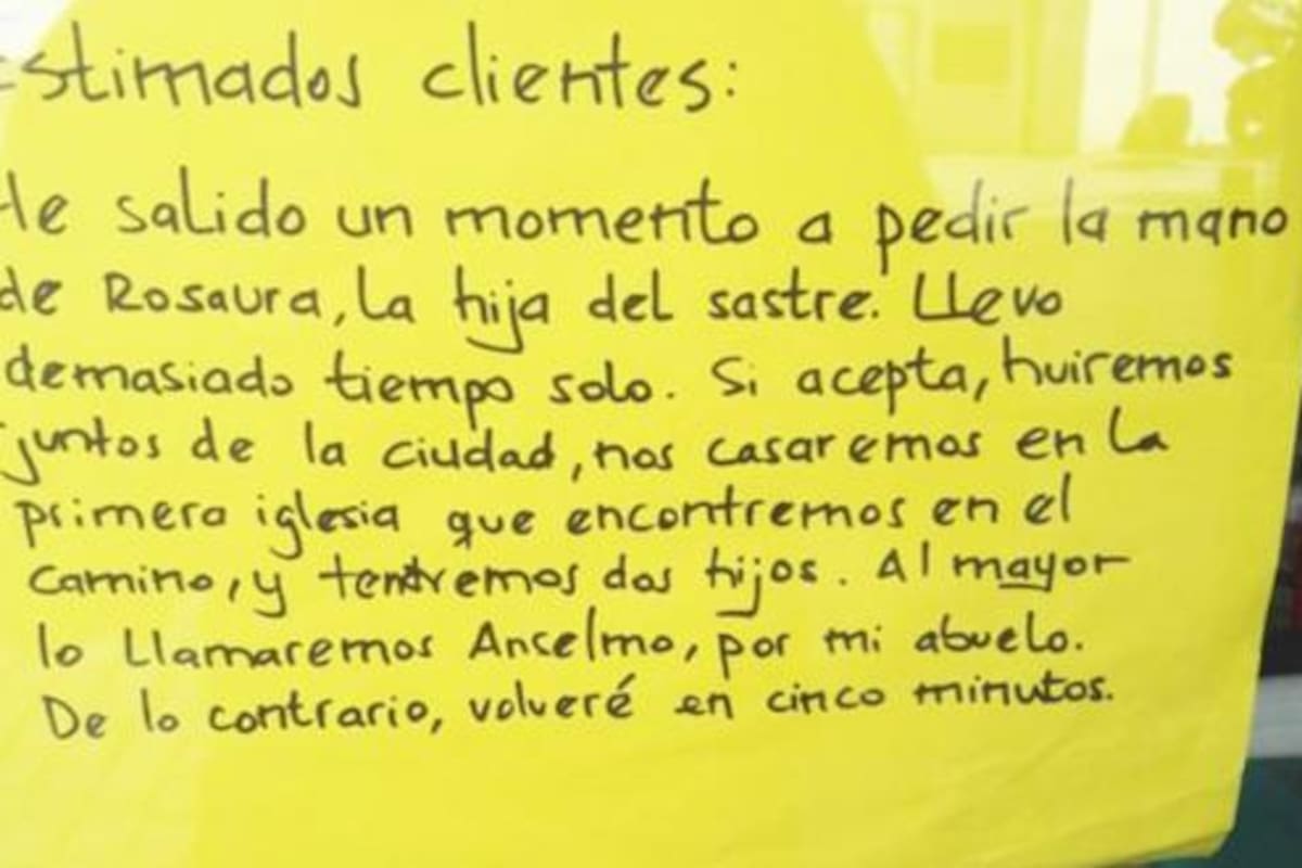 El letrero en una librería desató furor en redes sociales