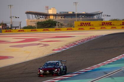 El Lexus RC F GT3 con el que López ganó en Bahréin la octava y última fecha del WEC en su división junto a Clemens Schmid y Petru Umbrarescu.