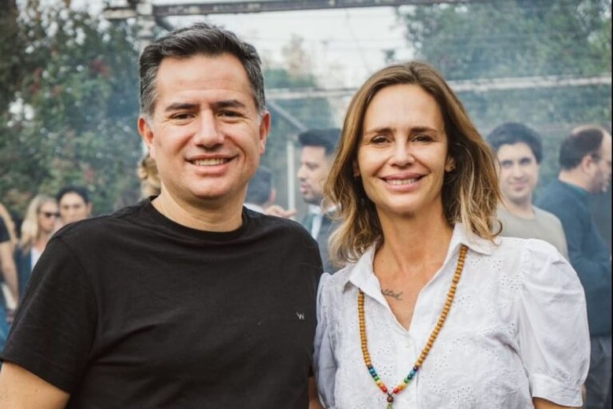 El libertario Bornoroni con Adela Arning, intendenta de Mendiolaza y número dos del Pro a nivel nacional