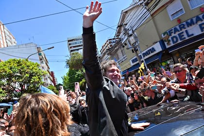 El libertario recorrió San Isidro y Tres de Febrero