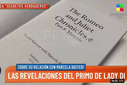 El libro de Gerald Spencer, primo de Diana Spencer, se llama Crónicas de Romeo y Julieta, y menciona a la madre de Luis Miguel, Marcela Basteri