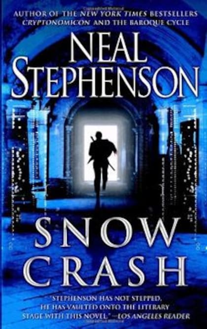 El libro de Neal Stephenson, donde la realidad virtual está presente; él mismo admite: "No vi venir en aquel momento (1992) a los videojuegos"