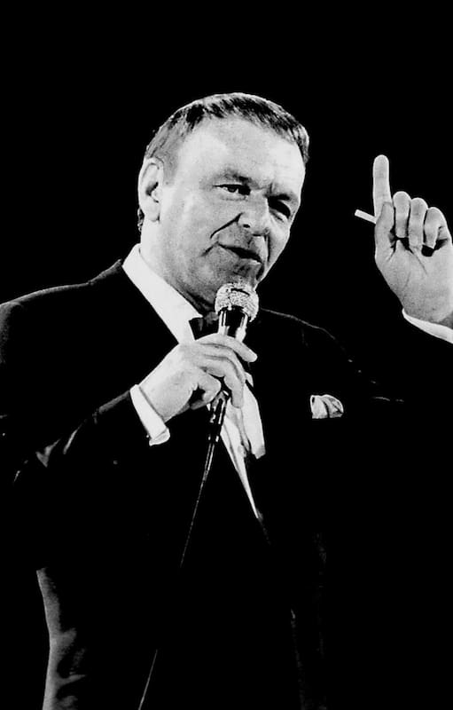 Frank Sinatra en su primera noche en el Luna Park