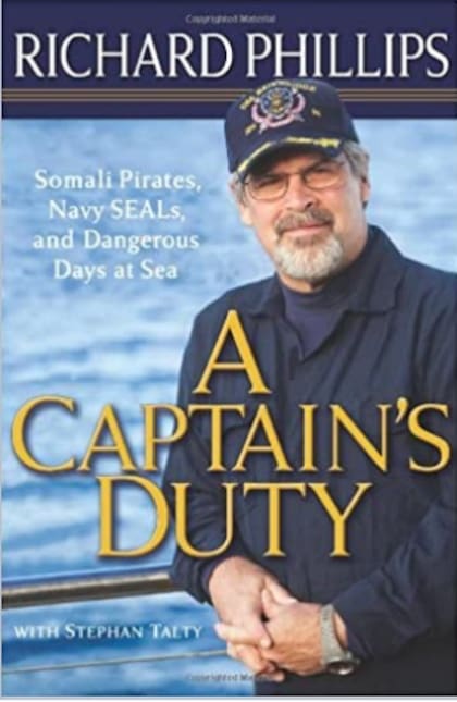 El libro que publicó Phillips: "A Captain's duty", donde relata los hechos ocurridos hace 15 años