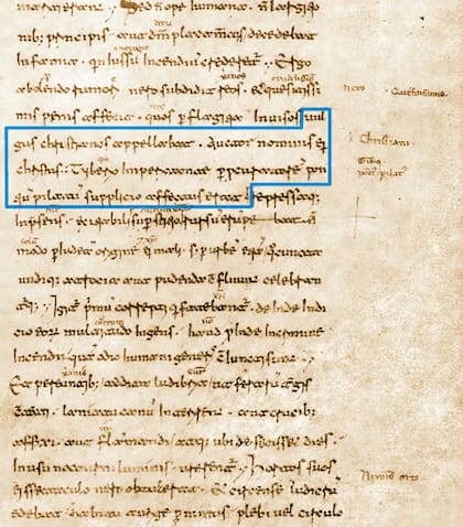 El libro XV de los Anales de Tácito se conserva en el Códice Mediceus II, de los siglos XI-XII