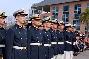 El Liceo Naval Almirante Brown, de Vicente López, uno de los nueve liceos militares existentes en el país