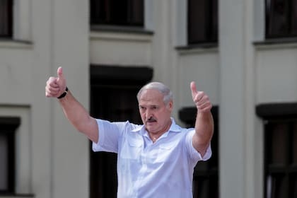 El líder de Belarús, Alexander Lukashenko dijo hoy que no habrá una nuevas elecciones presidenciales en el país
